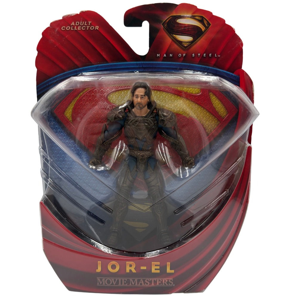 Mattel Man of Steel Movie Masters Jor-El Action Figure DC Comics Superman Y0825